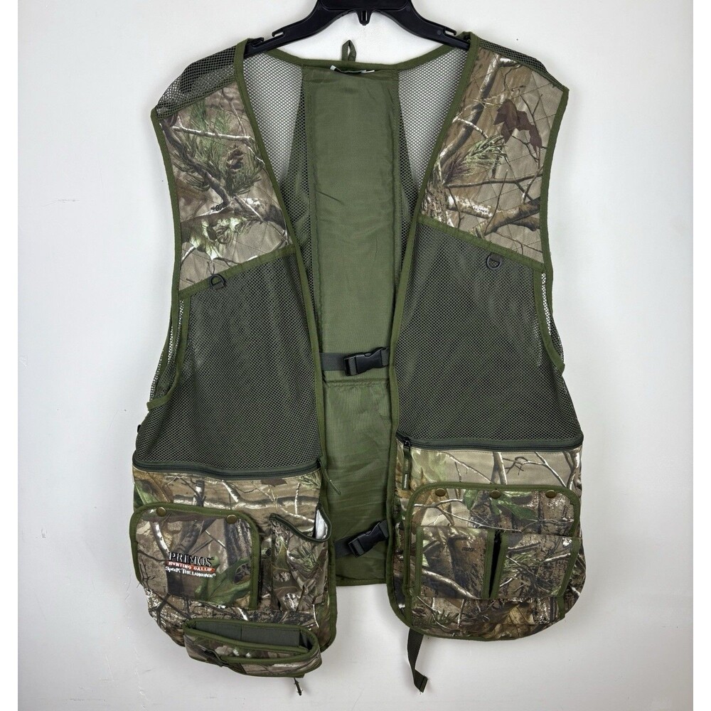 Men’s Primos Camo Real Tree Camo Hunting Vest / Size 2XL / 3XL